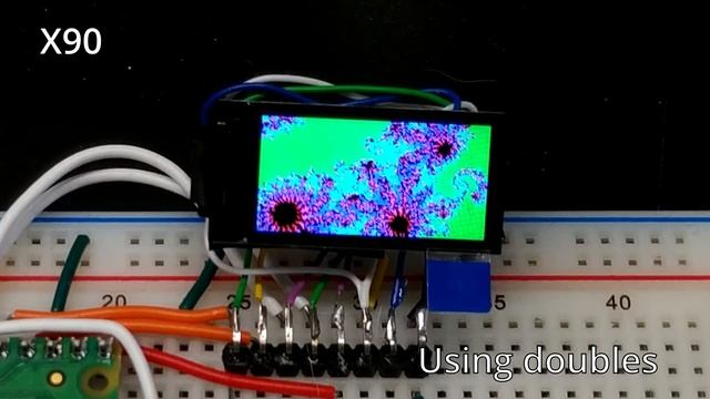 Raspberry Pi Pico Mandelbrot Set Zoom