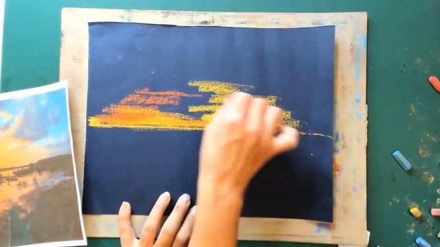 Курс сухой пастелью "Страна моя родная"