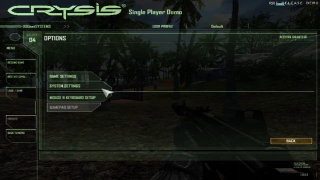 Crysis on Intel GMA 4500M - Medium/High settings