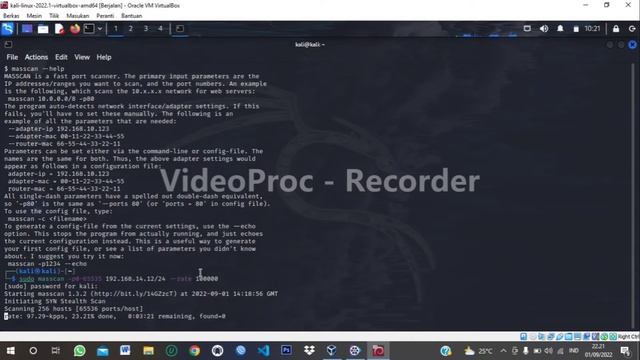 Tools Masscan Kali Linux