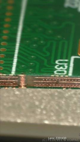 Inside of a multilayer PCB