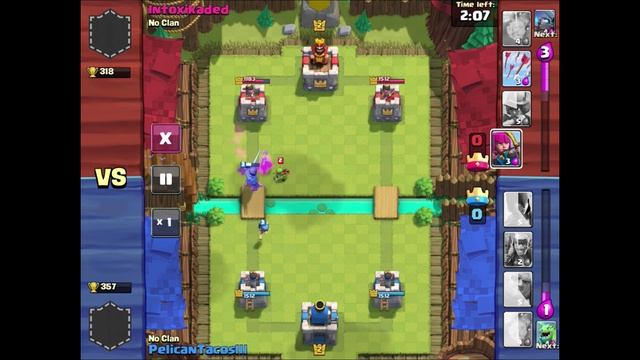 Clash Royale Episode 2 Using the Dragon Pekka and Witch Together on My Mini Account