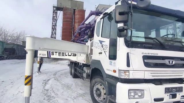 Новая техника. Автобетононасос 38м Steelus для Вас