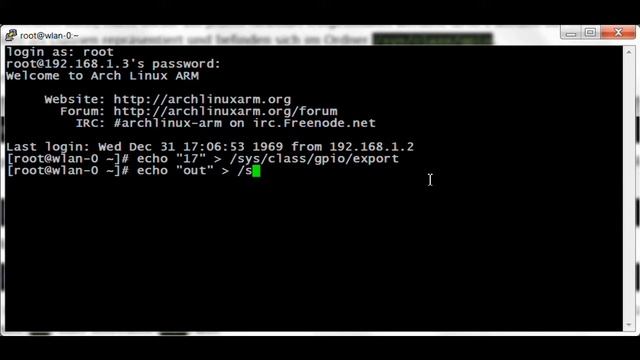 Use GPIO with Arch Linux