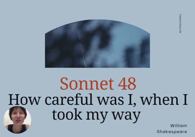 Sonnet 48 Shakespeare па-беларуску