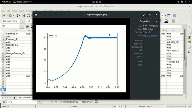 Open loop control of a SEPIC converter