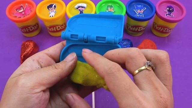 Блестящий Playdoh пластелин! Для малышей! Играем вместе!