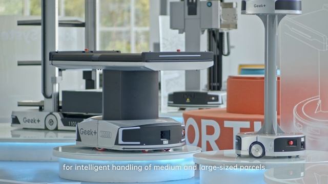 Geek Intelligent Robot Solution for mid and largesize parcels sortation