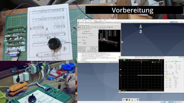 7i76 repariert - Fail: 24V an 5V  angeschlossen !   -  Funktionstest im LinuxCNC -