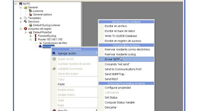 Winsyslog Reglas