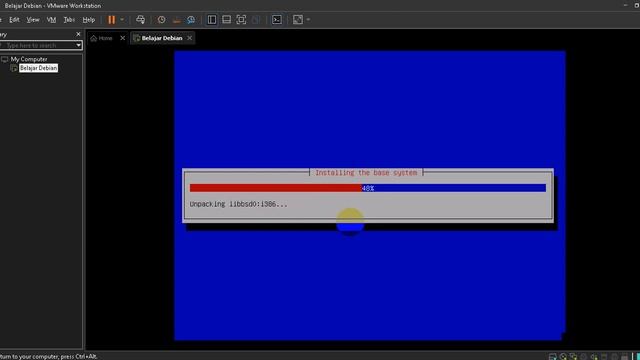 Installasi Debian 10 menggunakan VMware