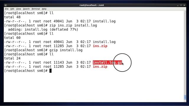 zip gzip bzip2 on Centos 6.4