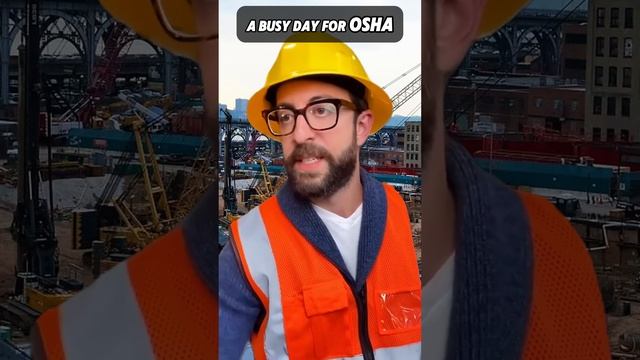 A busy day for OSHA #adamrose #construction #workers #funny