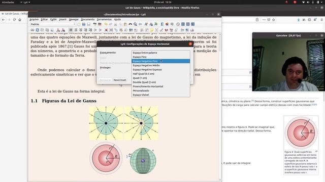 LyX editor Latex : Primeiros Passos, Introdução de  Figuras.