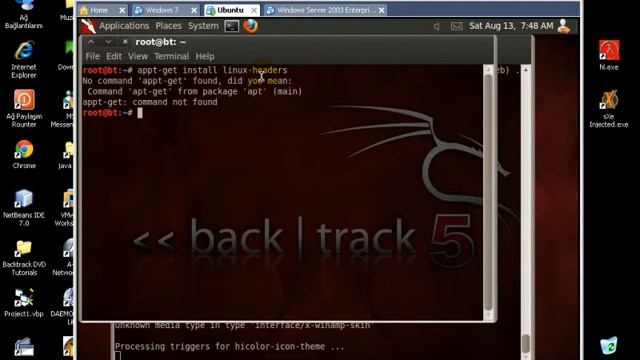 Backtrack 5 tutorial Wmwaretools 1/1