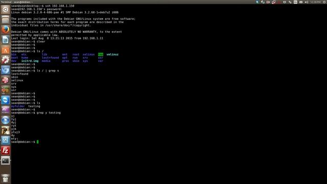 Grep Command on Linux