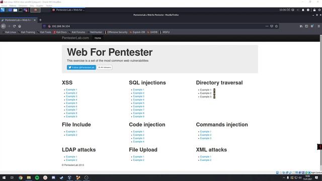 Web for Pentester ile XSS Saldırı Örneği 1