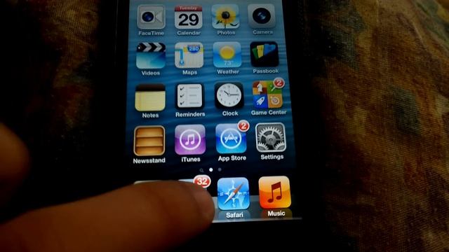 iOS 6.1 on iPod touch 4th generation