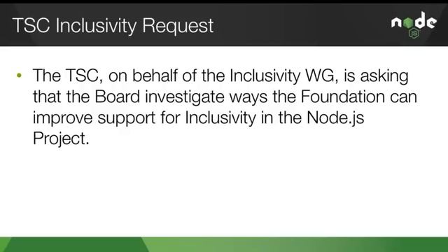 2016-08-29 Node.js Foundation Board of Directors Meeting.