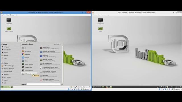 Linux Mint 14 - Mate vs Cinnamon