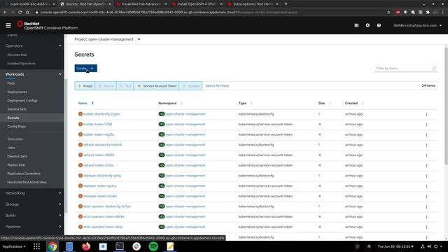 Install Red Hat Advanced Cluster Management