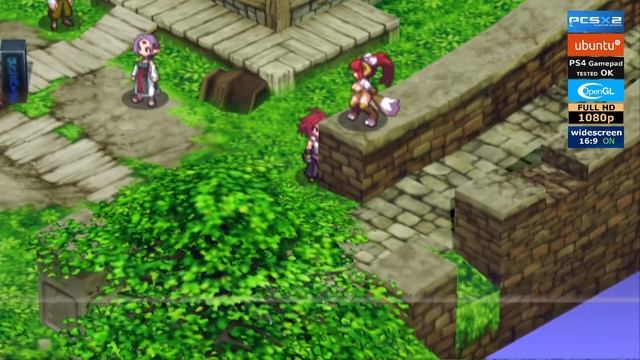 PCSX2 PS2 Linux | Disgaea 2 Cursed Memories on PC 1080p widescreen | GTX 1650 | Ubuntu 20.04 60 fps