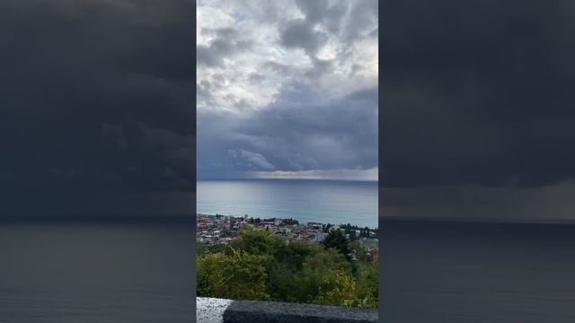Вид на город Гагра❤️ #Абхазия #Гагра #ЧерноеМоре
