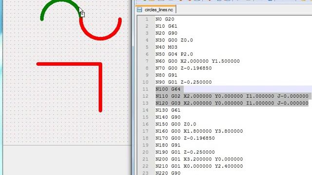 g64 g61 g-code with RoutCad CAD CAM Software for CNC Milling and CNC Lathe for RoutBot and Mach 3