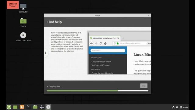 Linux Mint 19.3 Cinnamon 64 bit: Install, software and memory, disk usage - Time-lapse photography