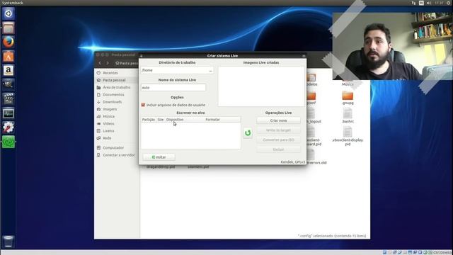 Como criar uma Live do Linux com o Systemback