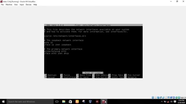 seting ip address pada sistem operasi debian 8