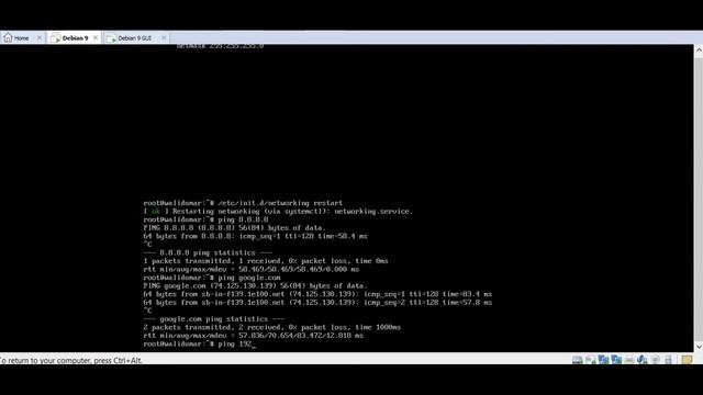 #3 Debian 9 - Konfigurasi NAT untuk Routing