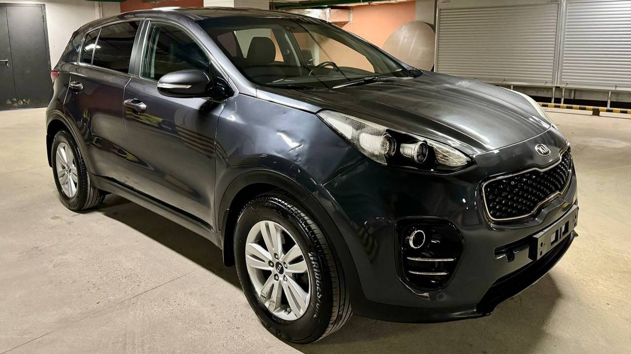 Kia Sportage; 2.0 AT; 2018; Серый