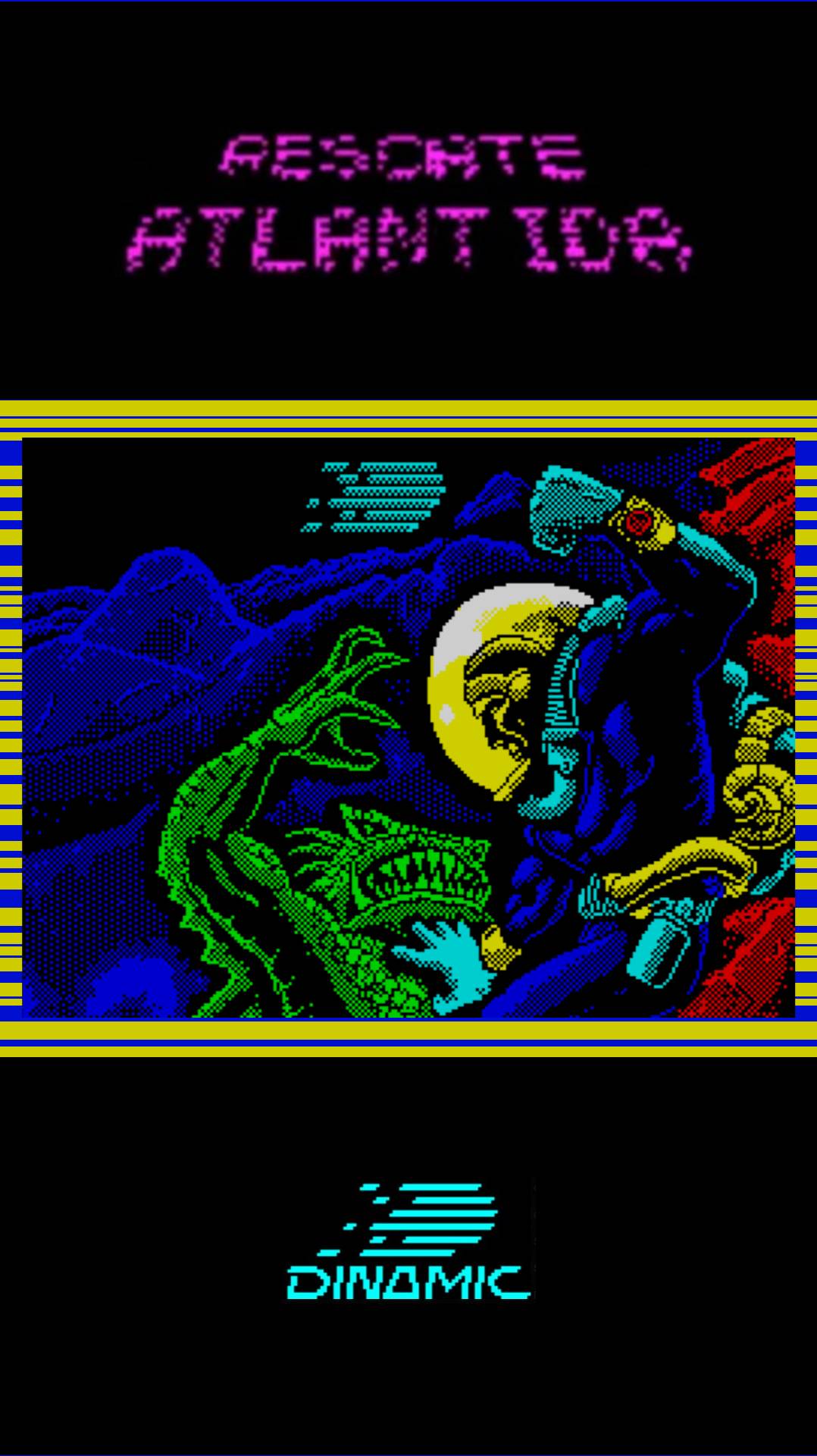 Rescate Atlántida (ZX Spectrum) концовка