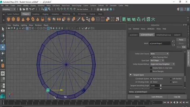 (Download Free Asset) Interior Design Assets : Modeling a round small chair In Maya