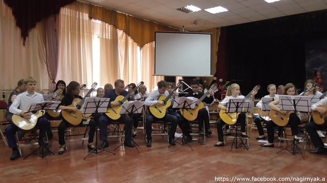 Пабло Белтран Руис. "Танцуй со мной". Аранжировка  Александра Виницкого для гитарного оркестра.