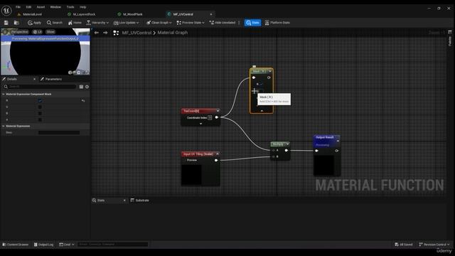 13. Material Functions More UV Control