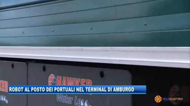 ROBOT AL POSTO DEI PORTUALI NEL TERMINAL DI AMBURGO | 26/10/2020