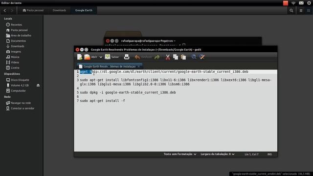 Curso de Linux Ubuntu - 29 -  como instalar Google Earth no Linux Ubuntu