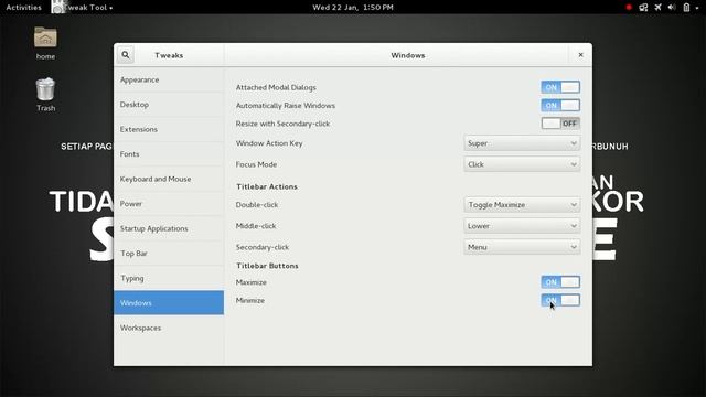 How To Show Maximize-Minimize Button in GNOME 3.10