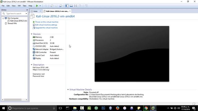 ► Instalar Kali Linux 2016.2 en VMware | HEL