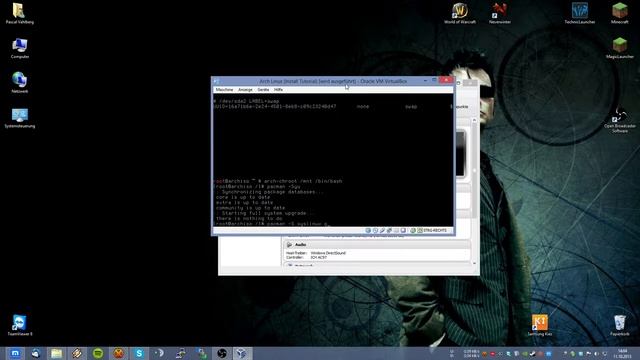 Arch Linux installieren (+ GUI) - #15 - ChiruclanDE Tutorials