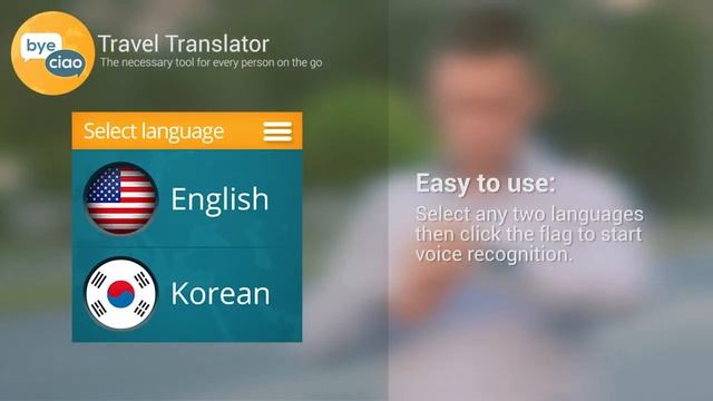 Travel Translator for Samsung Gear 2 - Tizen Application