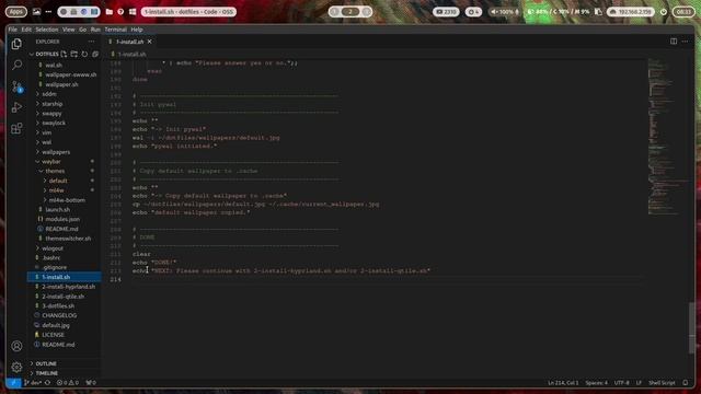 Install HYPRLAND and QTILE with my dotfiles 2.4. NEW Waybar Theme Switcher and much more