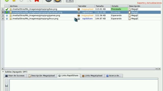 Upload file to rapidshare and megaupload in linux New Version