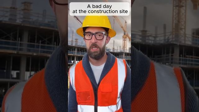 A bad day at the construction site #adamrose #construction #workers