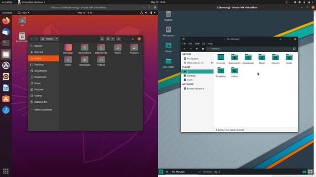 Ubuntu 20.04 vs Manjaro XFCE