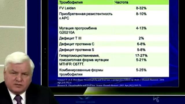 Тромбофилия в акушерстве и гинекологии 1