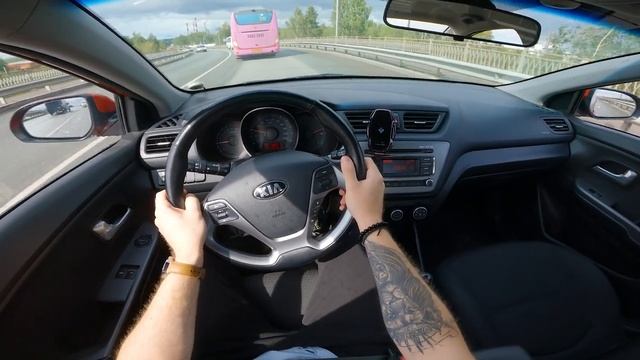 2015  KIA Rio (1.4 AT) - POV TEST-DRIVE