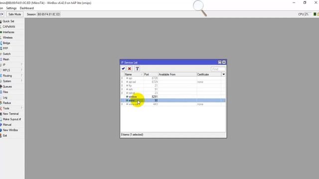 Security of mikrotik port | MikroTik Router’s Security